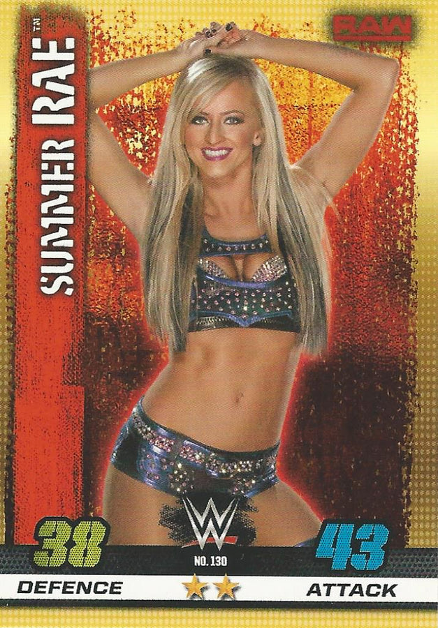 WWE Topps Slam Attax 10th Edition 2017 Summer Rae #130