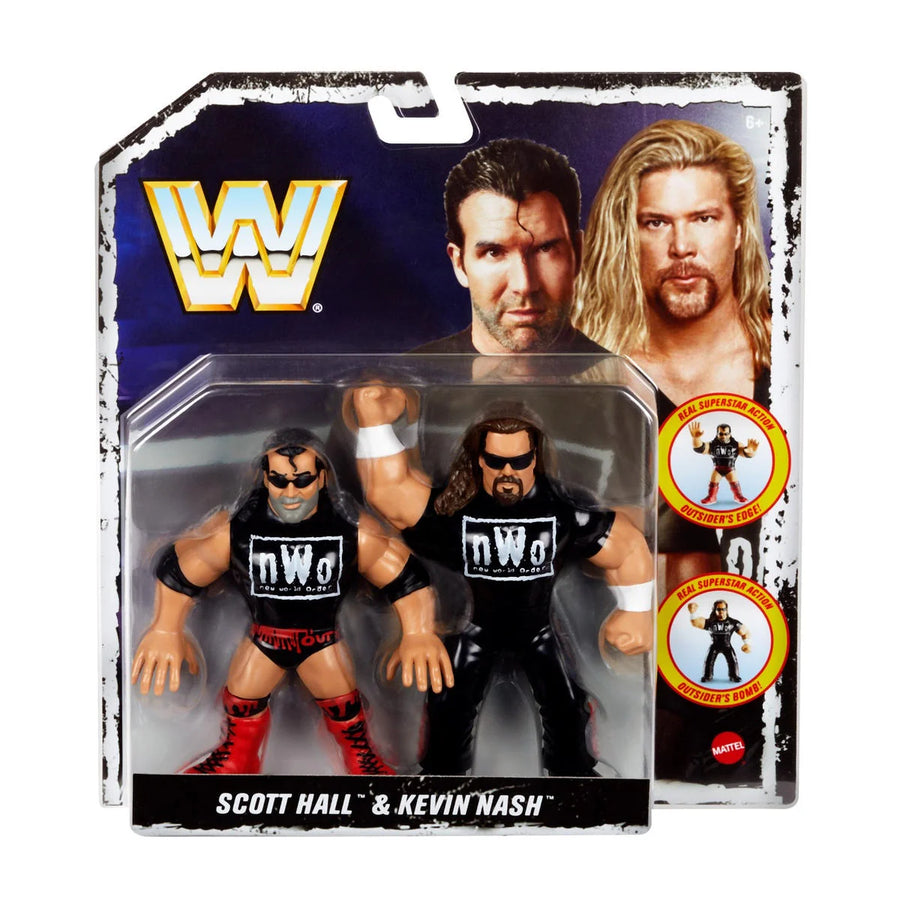 WWE Mattel Retro NWO Scott Hall & Kevin Nash Ringside Exclusive