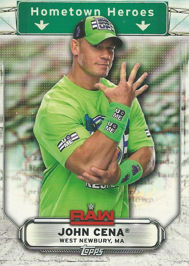 WWE Topps Raw 2019 John Cena HH-21 trading card PW Catalog