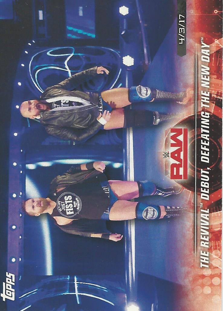 WWE Topps Road to Wrestlemania 2018 The Revival #30