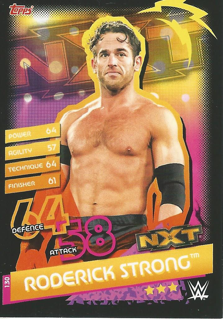 WWE Topps Slam Attax Reloaded 2020 Roderick Strong #130 NXT