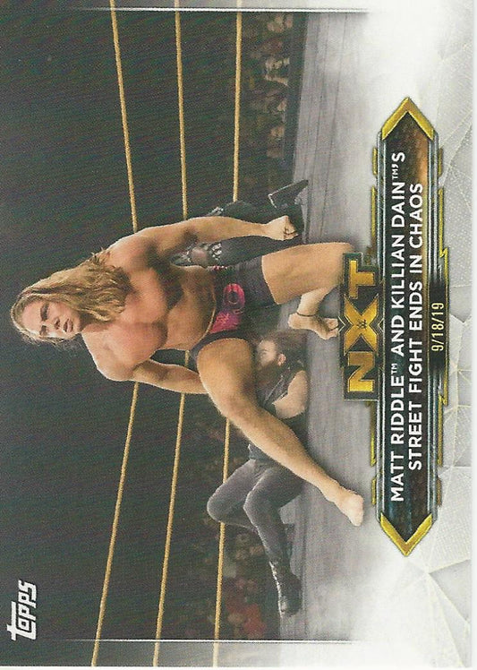 WWE Topps NXT 2020 Matt Riddle #30