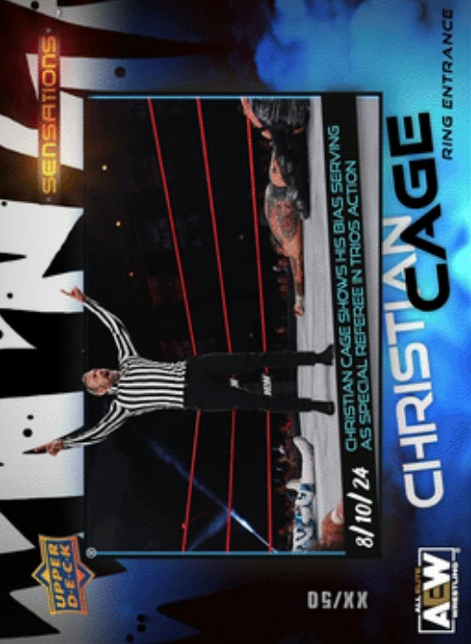 8/10/24 – Christian Cage – Christian Cage Shows HIS Bias Serving AS Special Referee in Trios Action