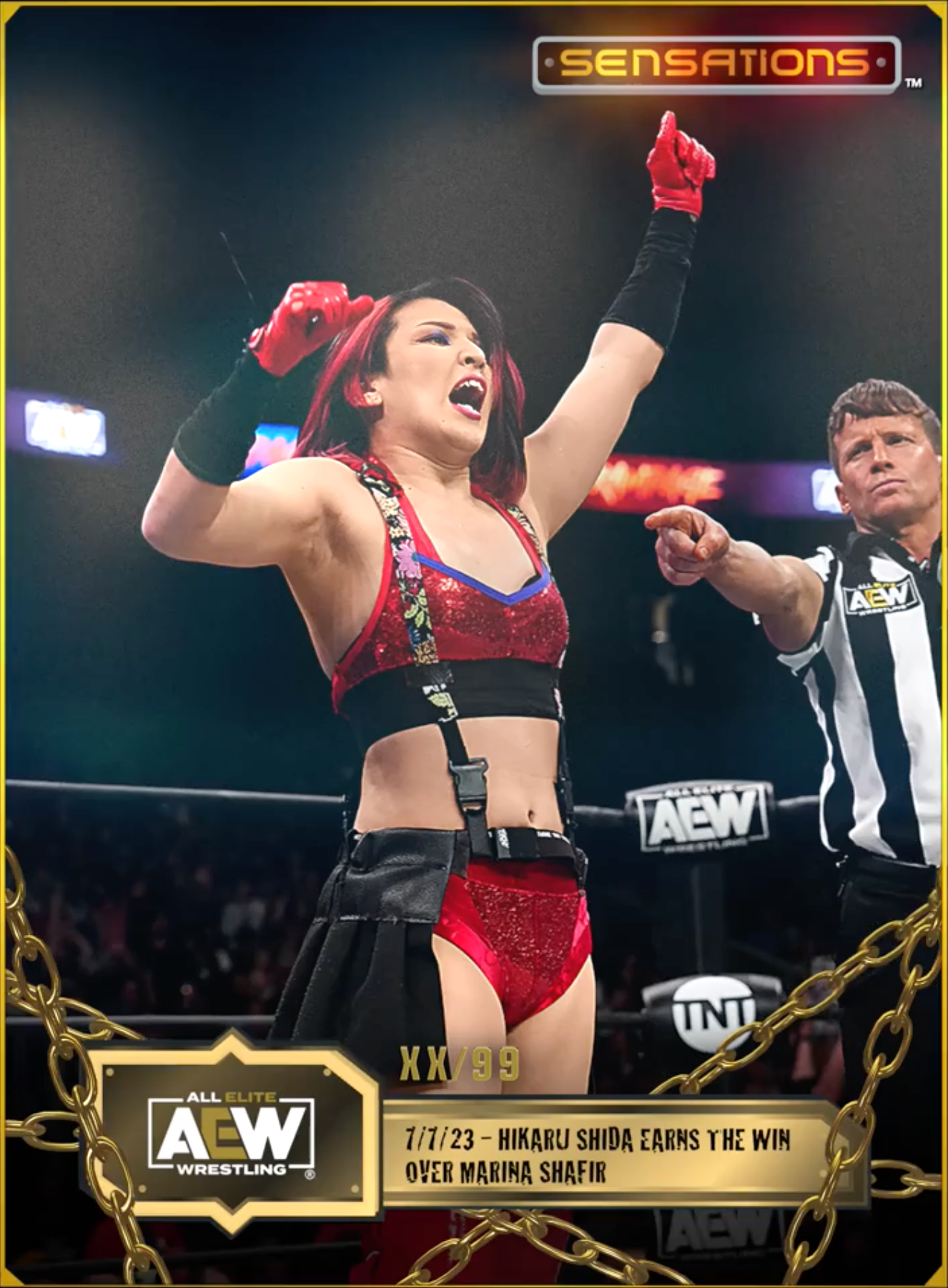 7/7/23 – Hikaru Shida – Hikaru Shida Earns the Win Over Marina Shafir