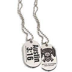 Austin Crossbones Dog Tag