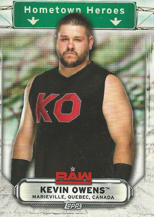 WWE Topps Raw 2019 Kevin Owens HH-22 trading card PW Catalog