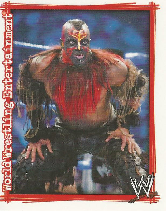 WWE Topps Superstars Uncovered 2007 Sticker Boogeyman #131