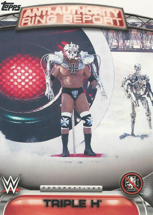 WWE Topps 2016 Triple H 1AA trading card PW Catalog