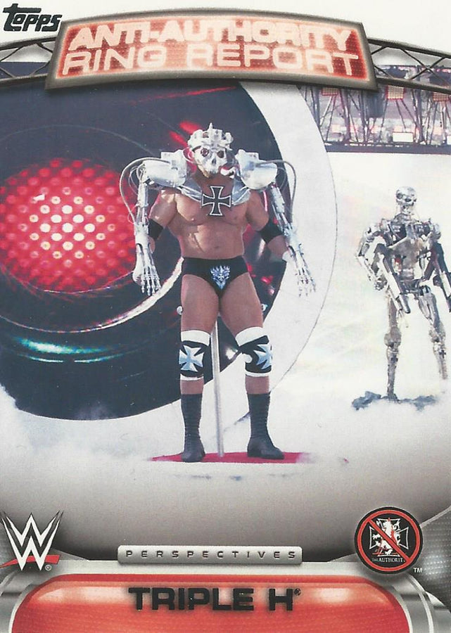 WWE Topps 2016 Triple H 1AA trading card PW Catalog