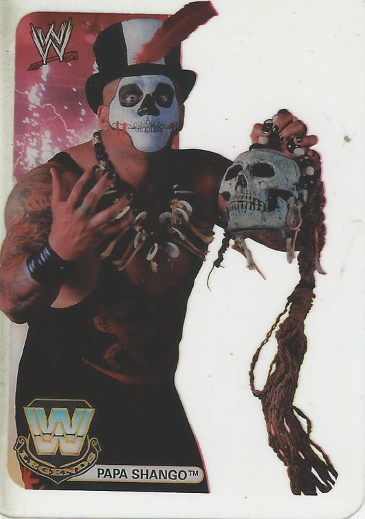 WWE Edibas Lamincards 2008 Papa Shango #131