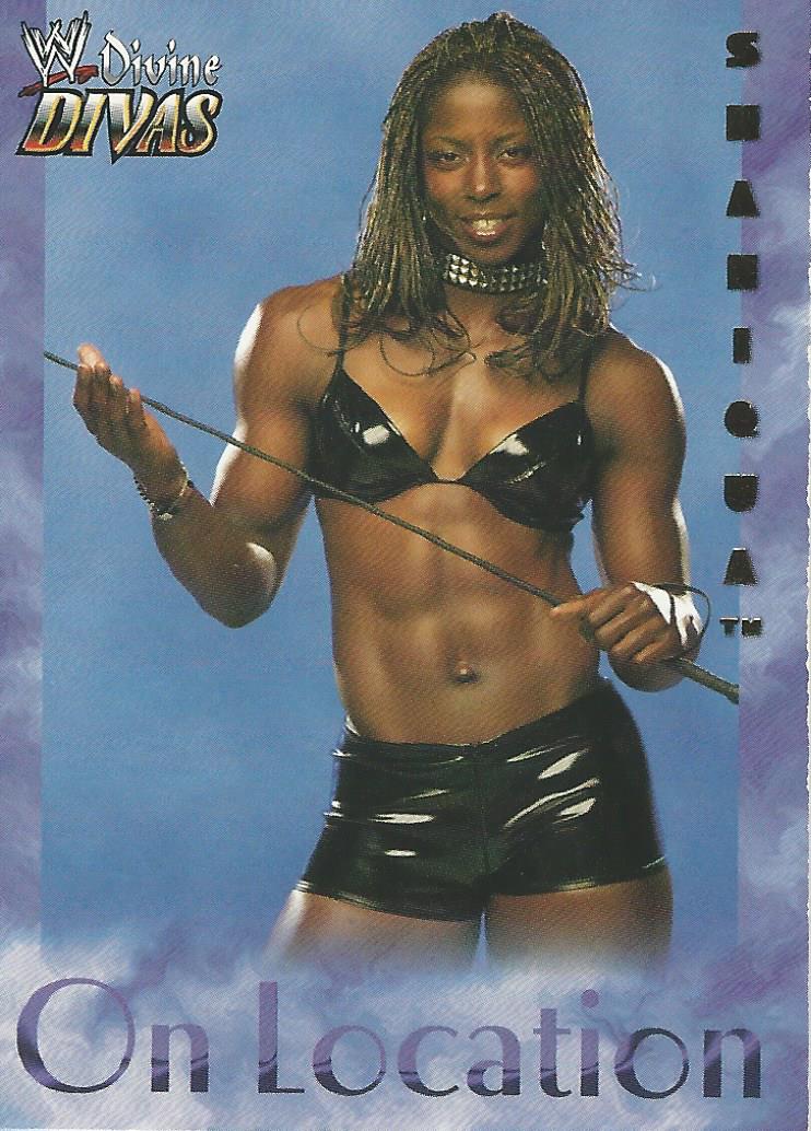 WWE Fleer Divine Divas 2003 Shaniqua OL 15 of 16 trading card PW Catalog
