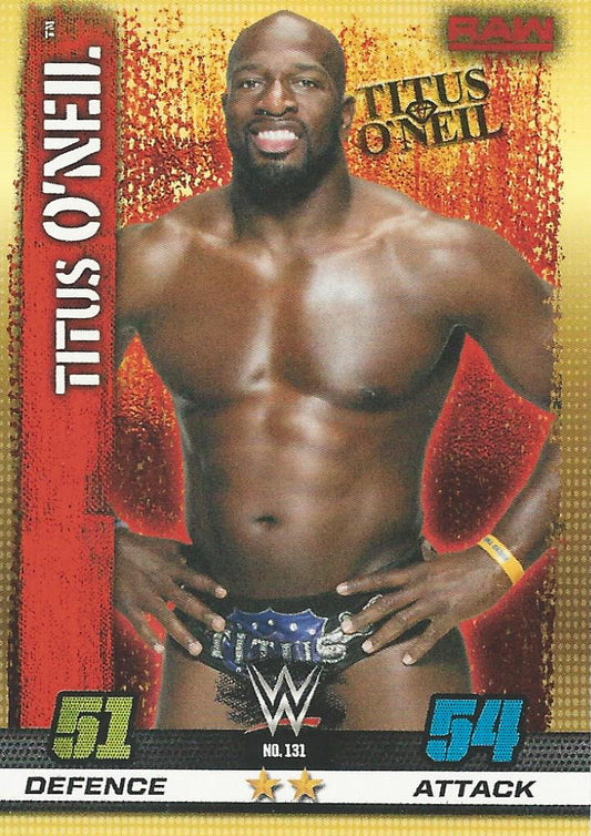 WWE Topps Slam Attax 10th Edition 2017 Titus O'Neil #131
