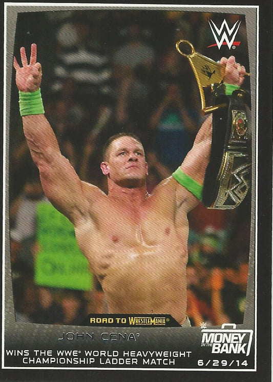 WWE Topps Road to Wrestlemania 2015 John Cena #31