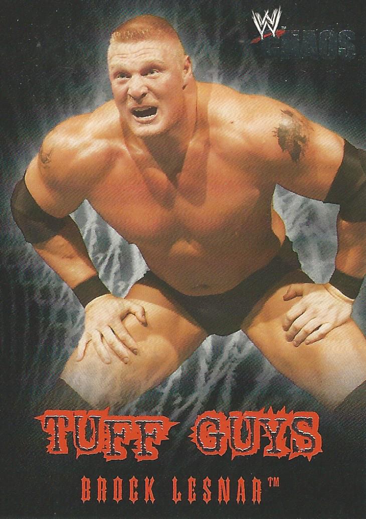 WWE Fleer Chaos 2004 Brock Lesnar TE 10 of 12 trading card PW Catalog