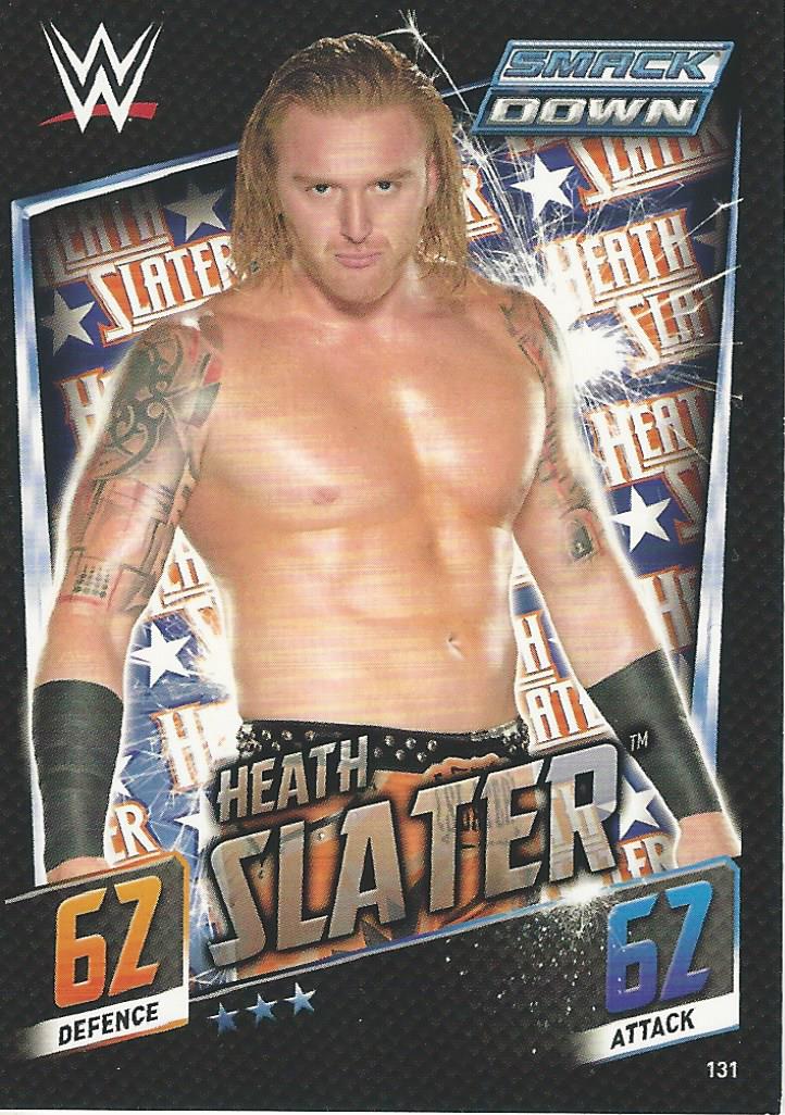 WWE Topps Slam Attax 2015 Then Now Forever Heath Slater #131