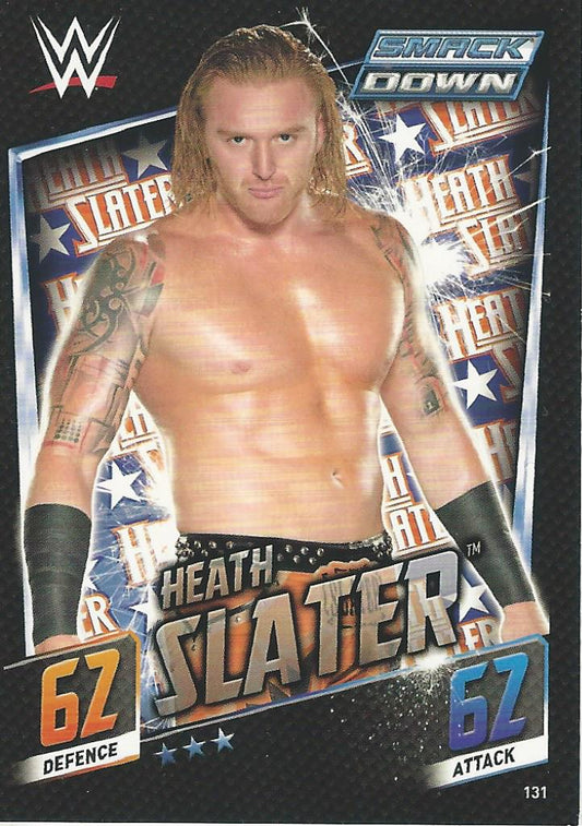 WWE Topps Slam Attax 2015 Then Now Forever Heath Slater #131