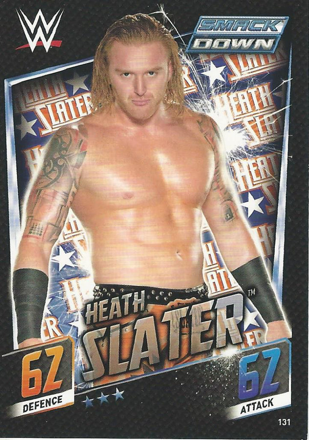 WWE Topps Slam Attax 2015 Then Now Forever Heath Slater #131