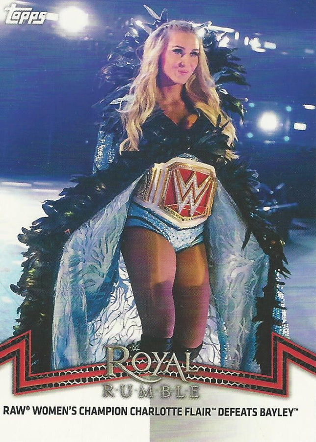 WWE Topps Women Division 2018 Charlotte Flair RAW-1 trading card PW Catalog