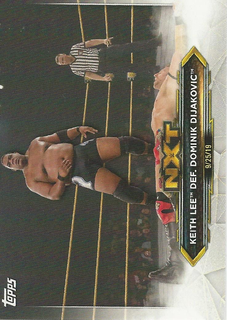 WWE Topps NXT 2020 Keith Lee #31