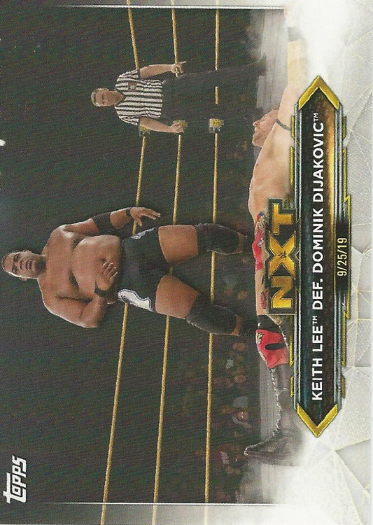 WWE Topps NXT 2020 Keith Lee #31