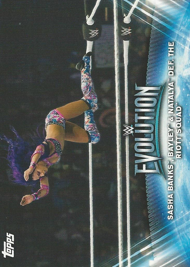 WWE Topps Women Division 2019 Sasha Banks WE7 trading card PW Catalog