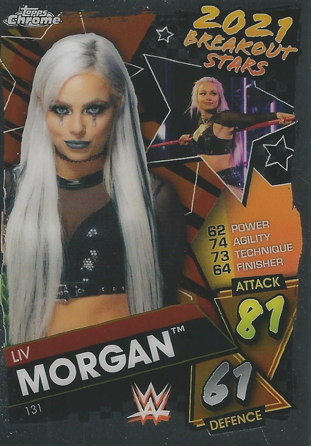 WWE Topps Slam Attax Chrome 2021 Liv Morgan #131