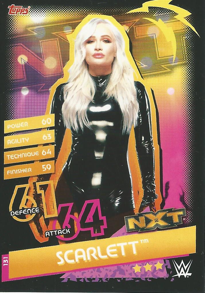 WWE Topps Slam Attax Reloaded 2020 Scarlett #131 NXT