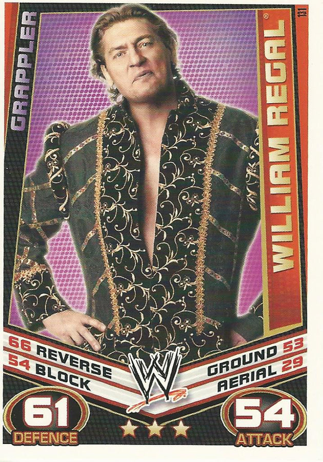 WWE Topps Slam Attax Rebellion 2012 William Regal #131