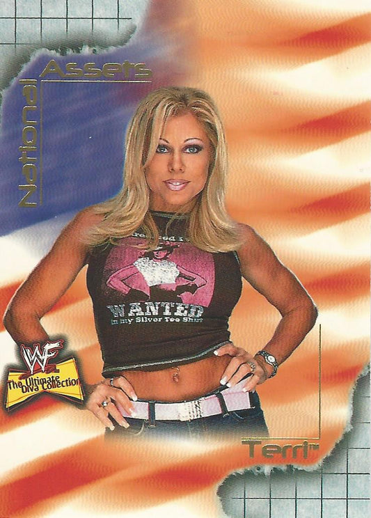 WWF Fleer Ultimate Diva Collection 2001 Terri Runnels 4 of 15 trading card PW Catalog