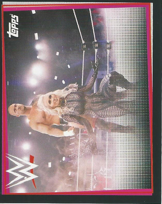 WWE Topps Road to Wrestlemania Stickers 2021 Karrion Kross & Scarlett #132