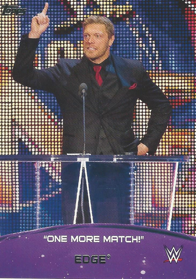 WWE Topps 2015 Edge 2 of 10 trading card PW Catalog