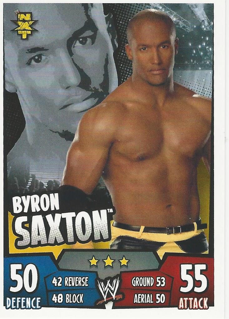 WWE Topps Slam Attax Rumble 2011 Byron Saxton #132 NXT