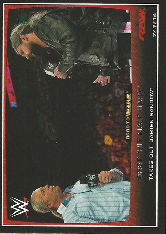 WWE Topps Road to Wrestlemania 2015 Bret Hart #32