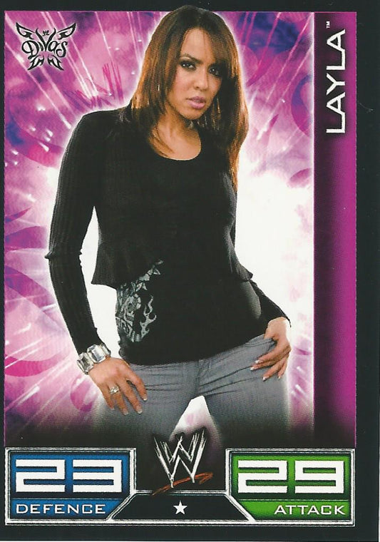 WWE Topps Slam Attax 2008 Layla #132