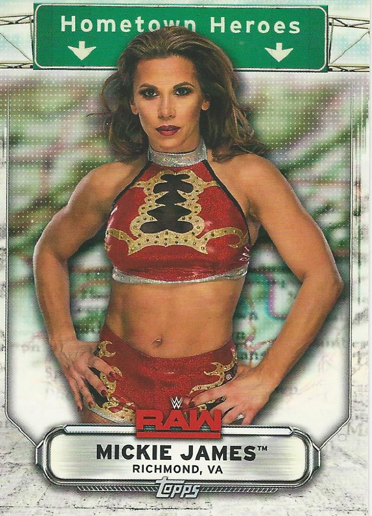 WWE Topps Raw 2019 Mickie James HH-24 trading card PW Catalog