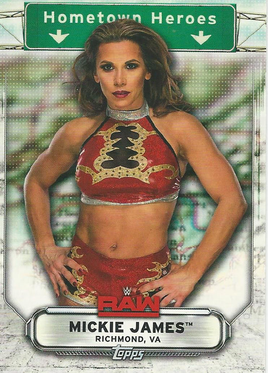 WWE Topps Raw 2019 Mickie James HH-24 trading card PW Catalog