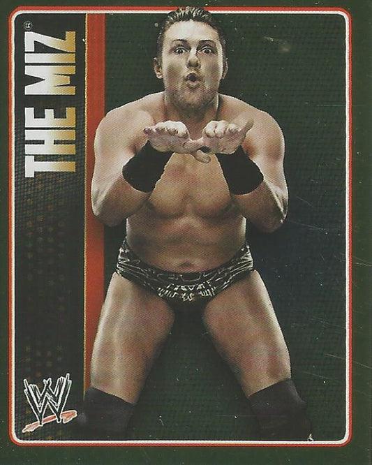WWE Topps Icons 2013 Sticker The Miz Foil #132
