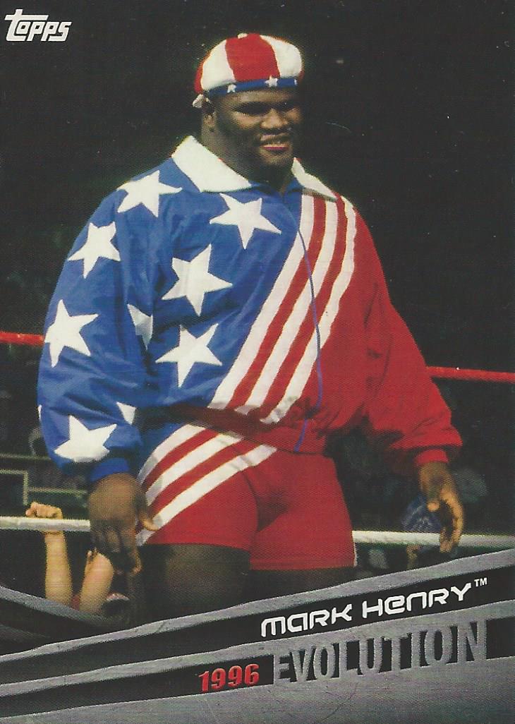 WWE Topps 2018 Mark Henry E32 trading card PW Catalog