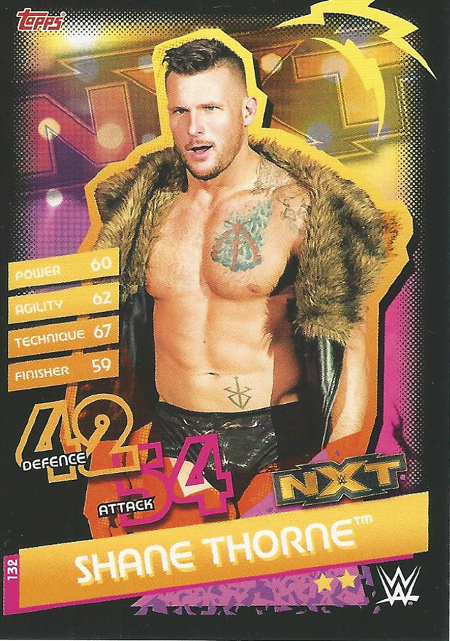 WWE Topps Slam Attax Reloaded 2020 Shane Thorne #132 NXT