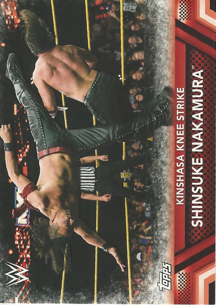 WWE Topps Then Now Forever 2017 Shinsuke Nakamura #F32