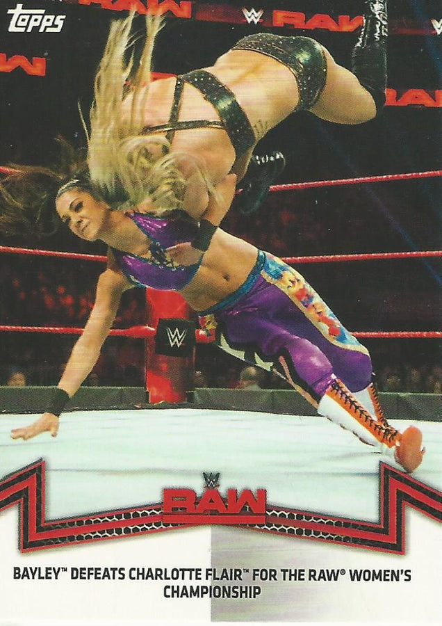 WWE Topps Women Division 2018 Bayley RAW-2 trading card PW Catalog
