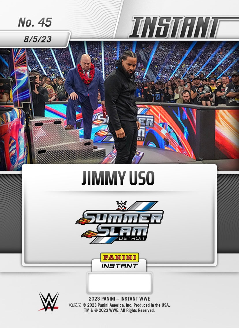 Jimmy USO – Jimmy USO Turns on Brother JEY USO During Tribal Combat trading card PW Catalog