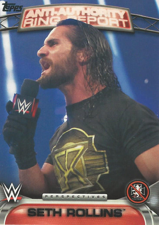 WWE Topps 2016 Seth Rollins 3AA trading card PW Catalog