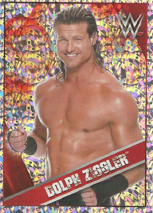 WWE Topps Then Now Forever 2016 Stickers Foil Dolph Ziggler #133
