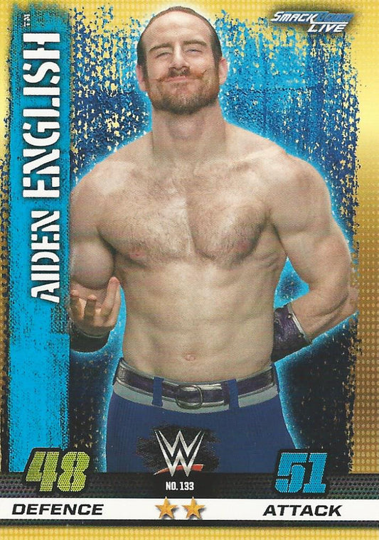 WWE Topps Slam Attax 10th Edition 2017 Aiden English #133