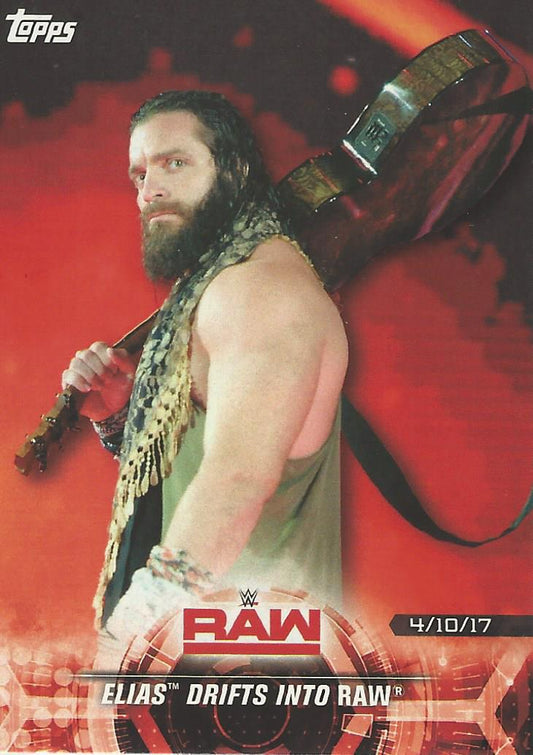 WWE Topps Road to Wrestlemania 2018 Elias #33