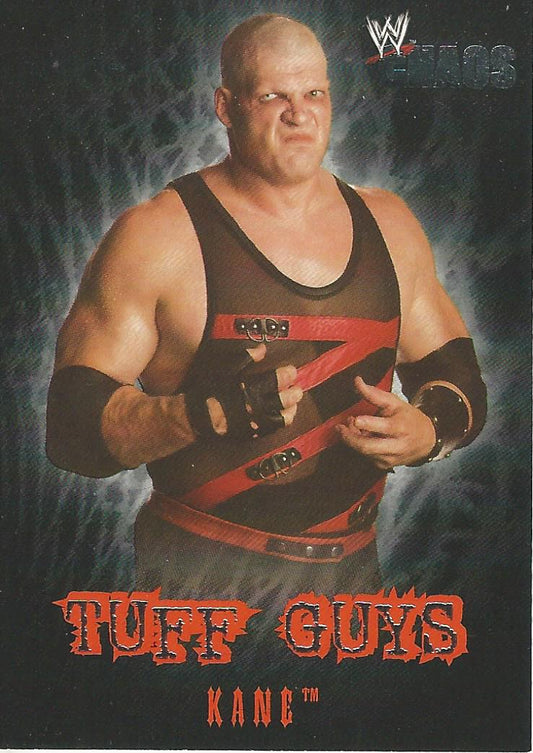 WWE Fleer Chaos 2004 Kane TE 12 of 12 trading card PW Catalog