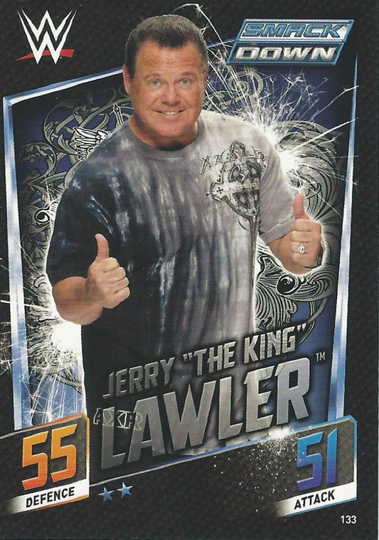 WWE Topps Slam Attax 2015 Then Now Forever Jerry Lawler #133
