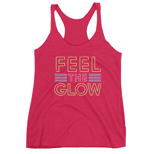 Naomi "Feel The Glow" Women's Racerback Tank Top Tank Top PW Catalog