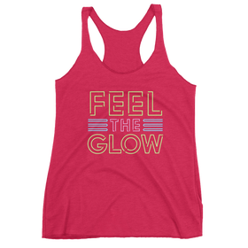 Naomi "Feel The Glow" Women's Racerback Tank Top
